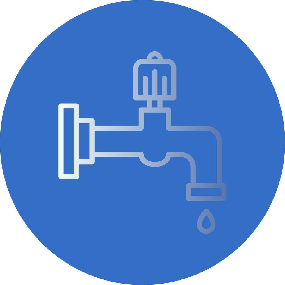 Water faucet Vector Icon Design