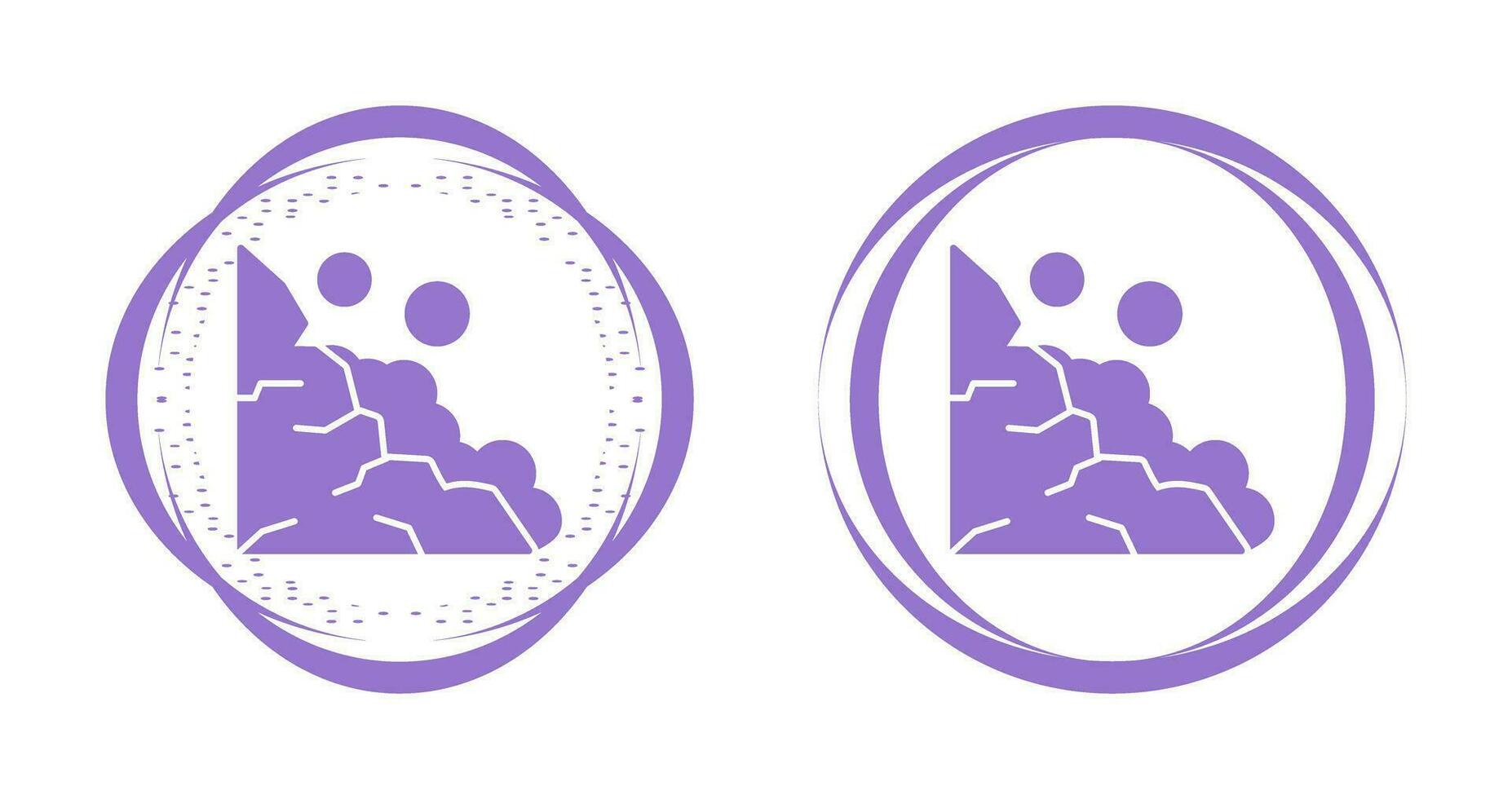 Landslide Vector Icon