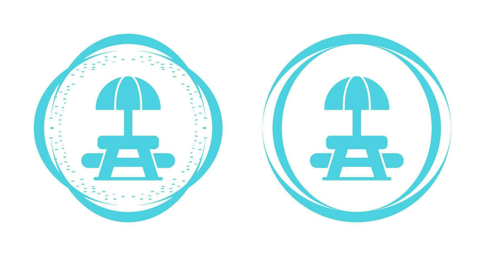 Picnic Table Vector Icon