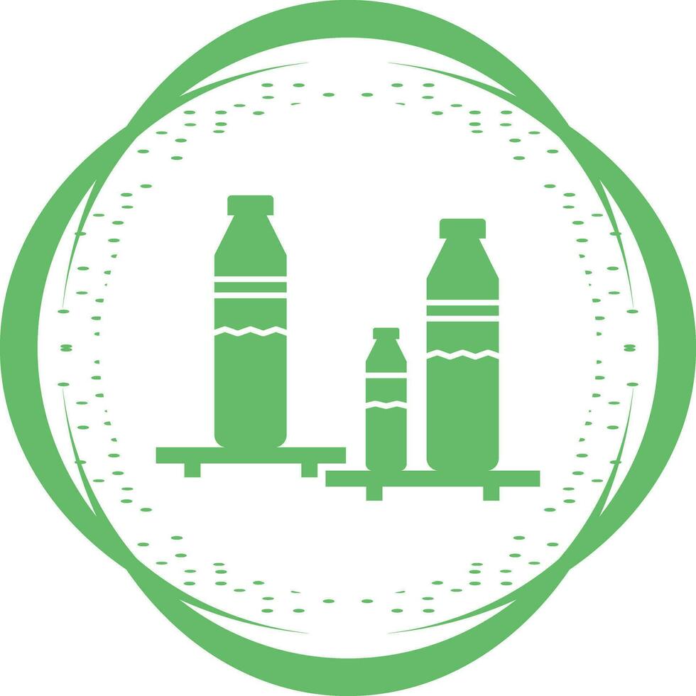 Bottles Shelf Vector Icon