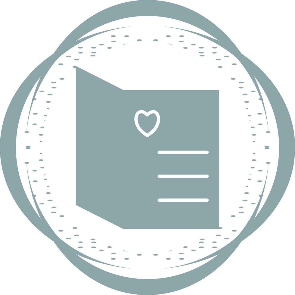 Open Card Vector Icon