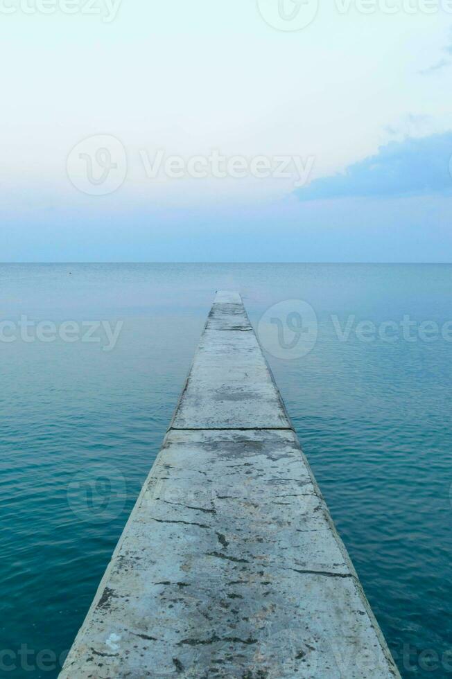 pier on the sea photo