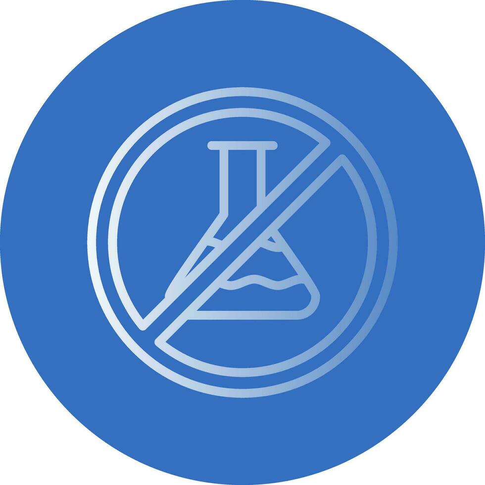 No Chemical Vector Icon Design