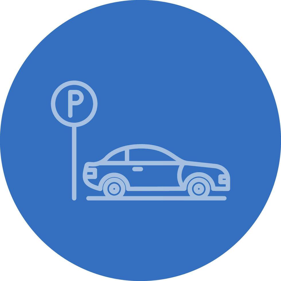 diseño de icono de vector de estacionamiento