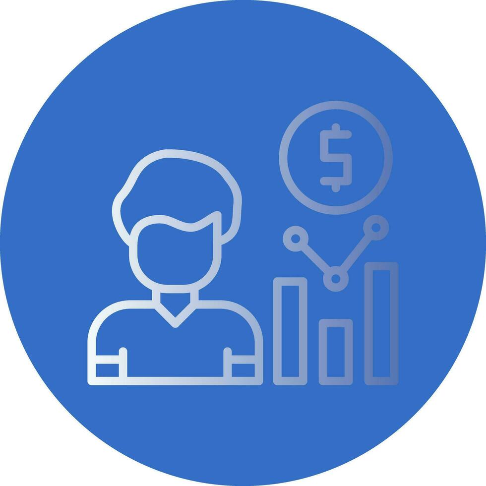 Trader Vector Icon Design