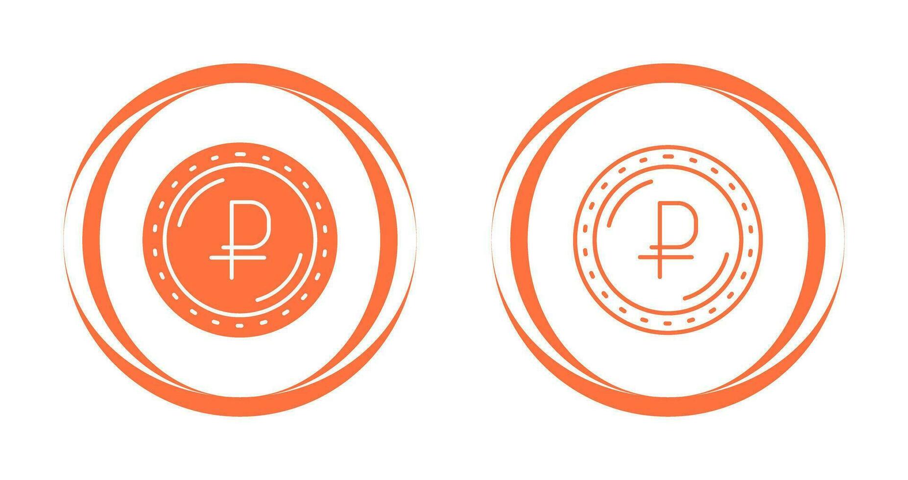 Ruble Currency Vector Icon