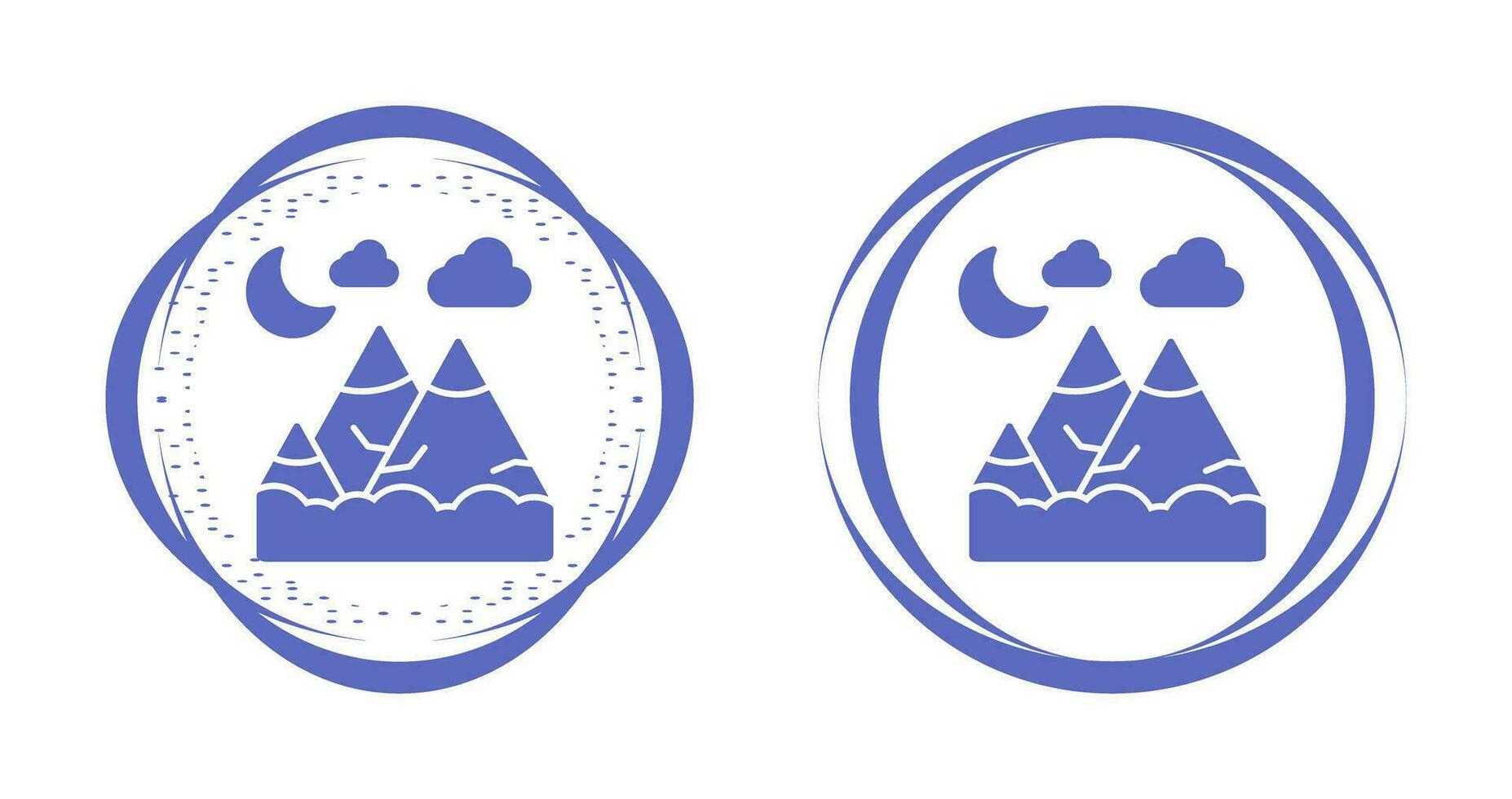Mountains Vector Icon