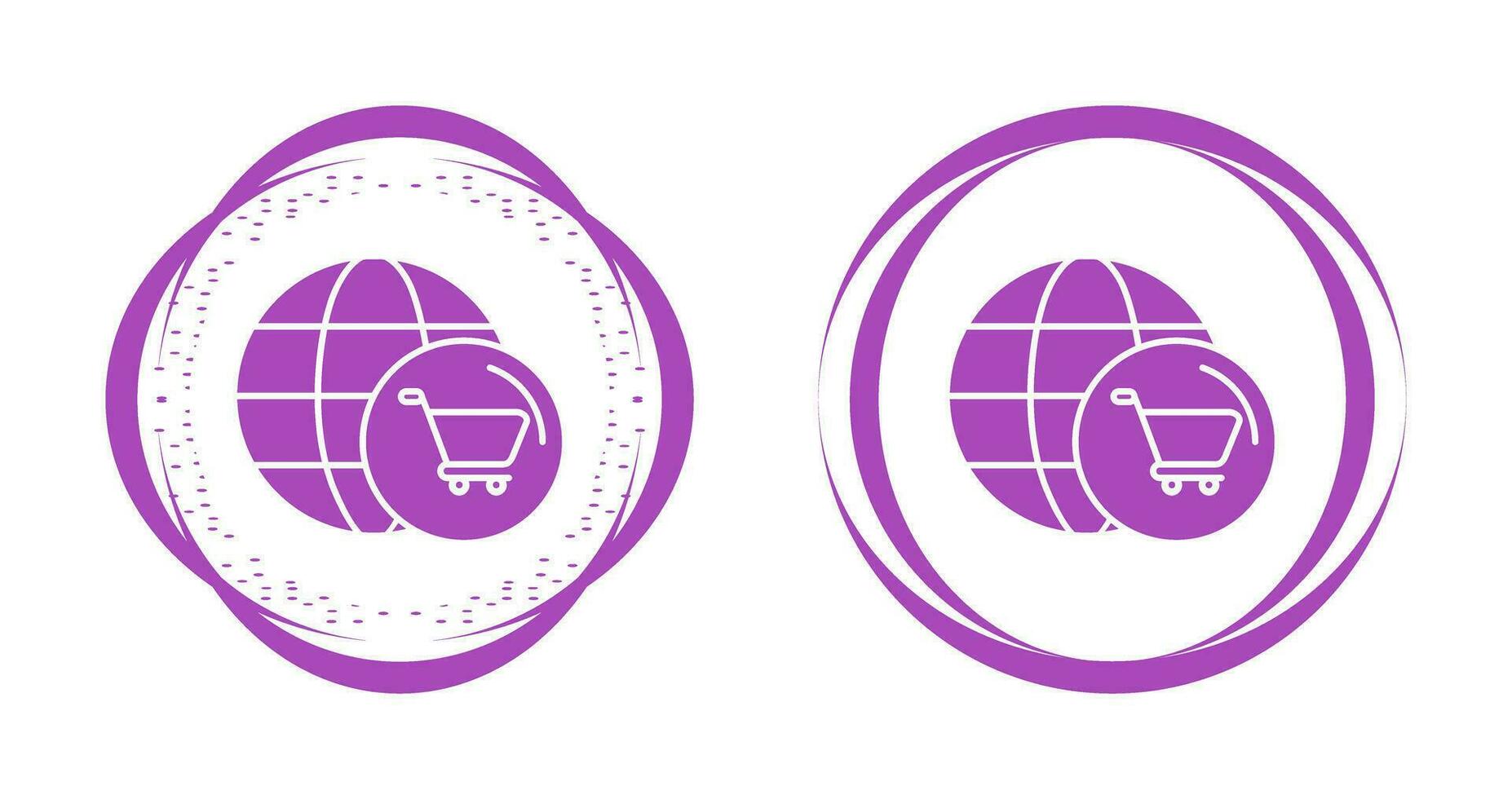 World Cart Vector Icon