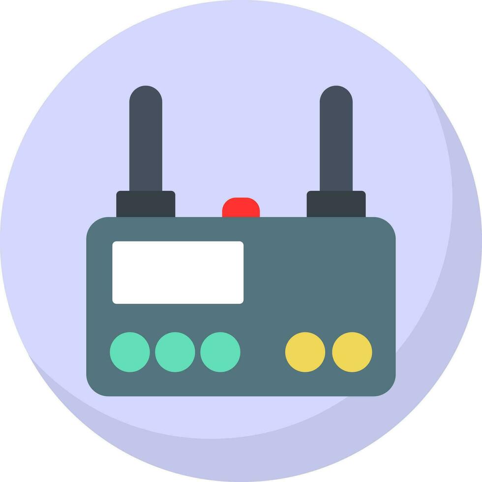 Wireless router Vector Icon Design