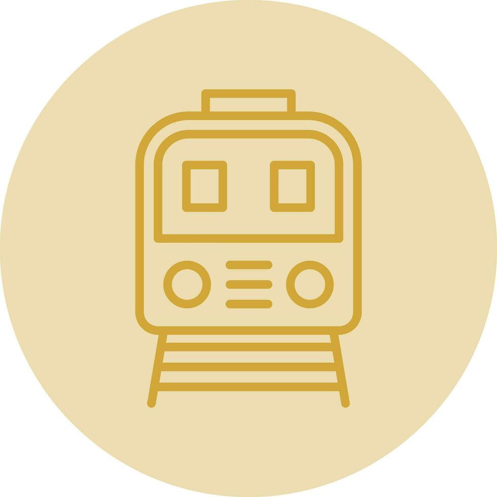 Tram Vector Icon Design