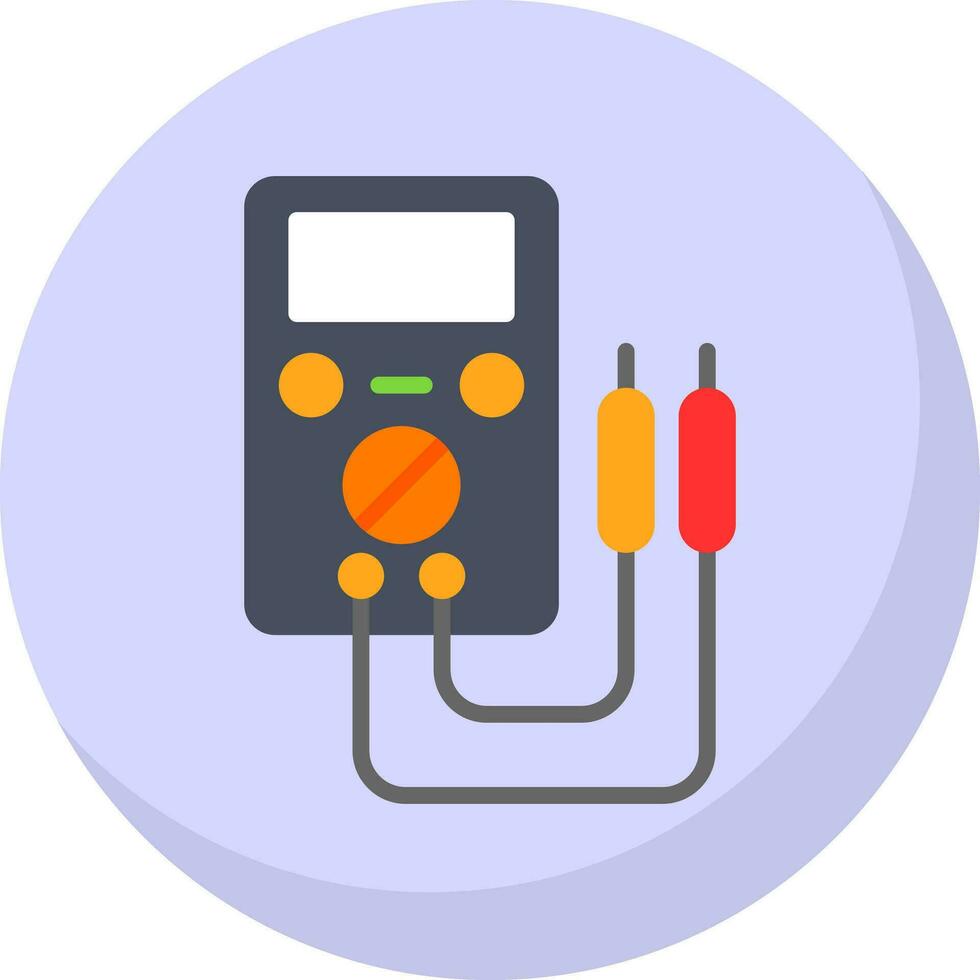 Voltmeter Vector Icon Design