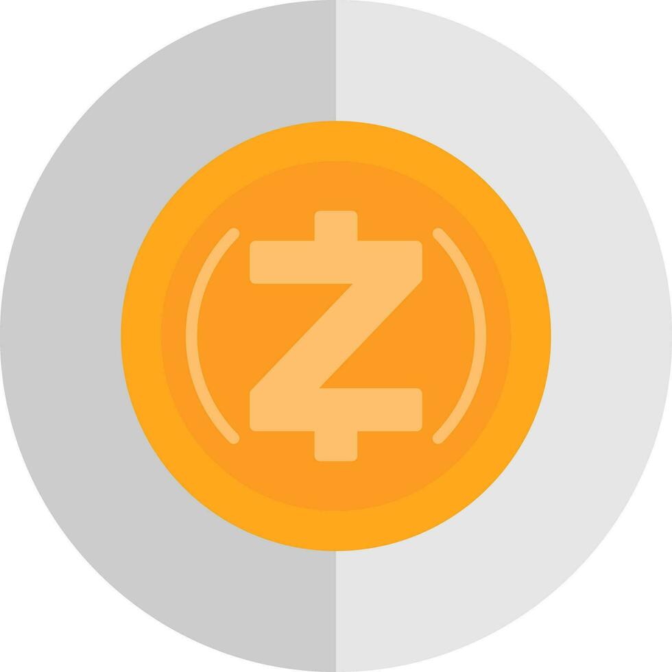 zcash vector icono diseño