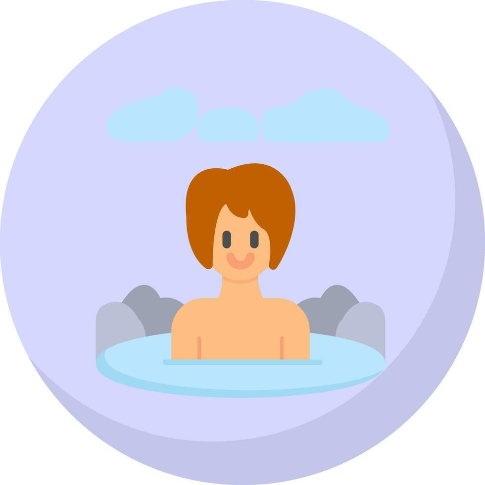 Onsen Vector Icon Design