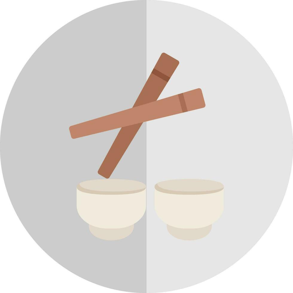 Chopsticks Vector Icon Design