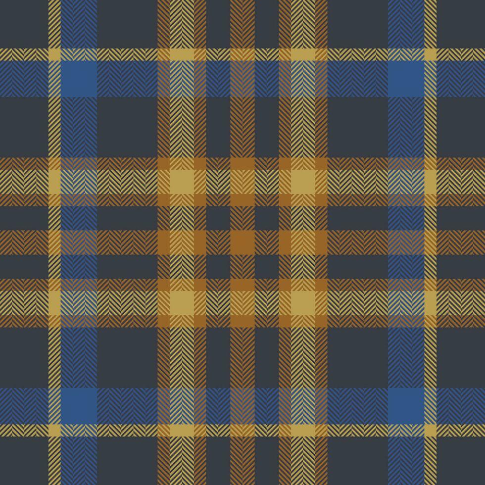 Plaid check pattern. Seamless fabric texture. Tartan textile print. vector
