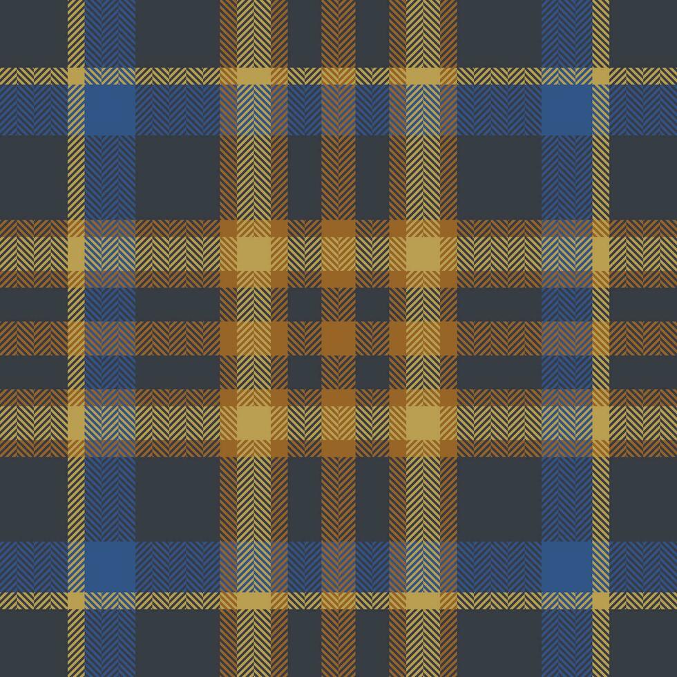 Plaid check pattern. Seamless fabric texture. Tartan textile print. vector