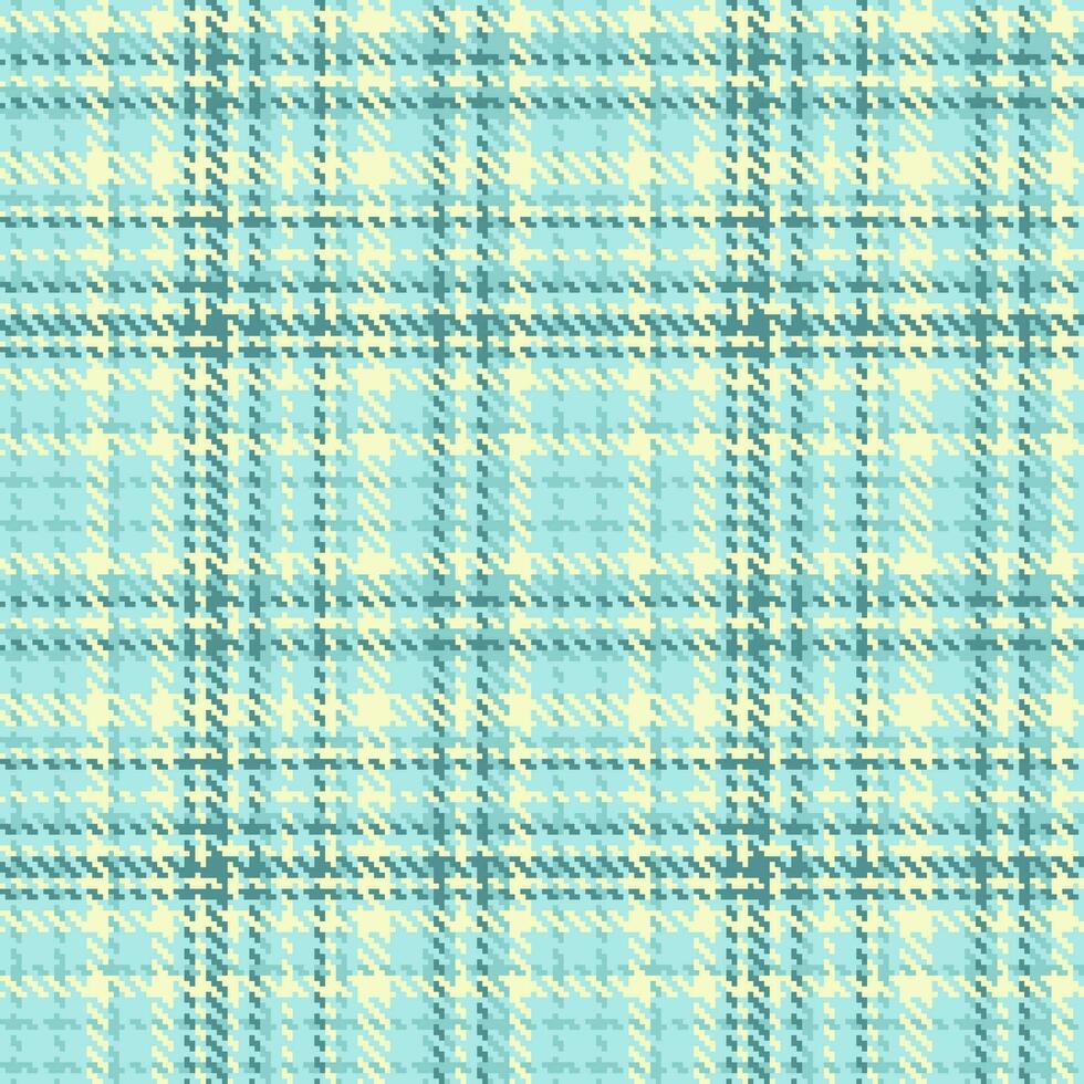 Check tartan texture of plaid fabric pattern with a background vector seamless textile.