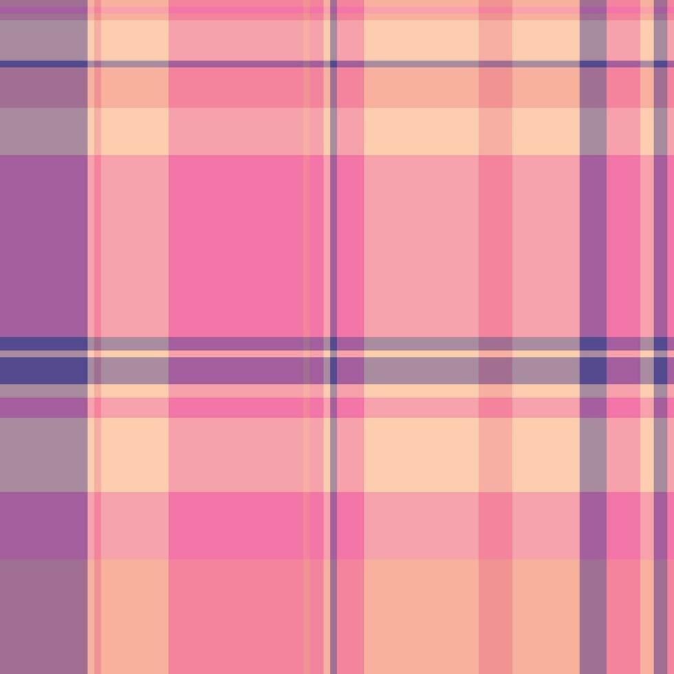 Texture check fabric of background vector textile with a seamless tartan pattern plaid.