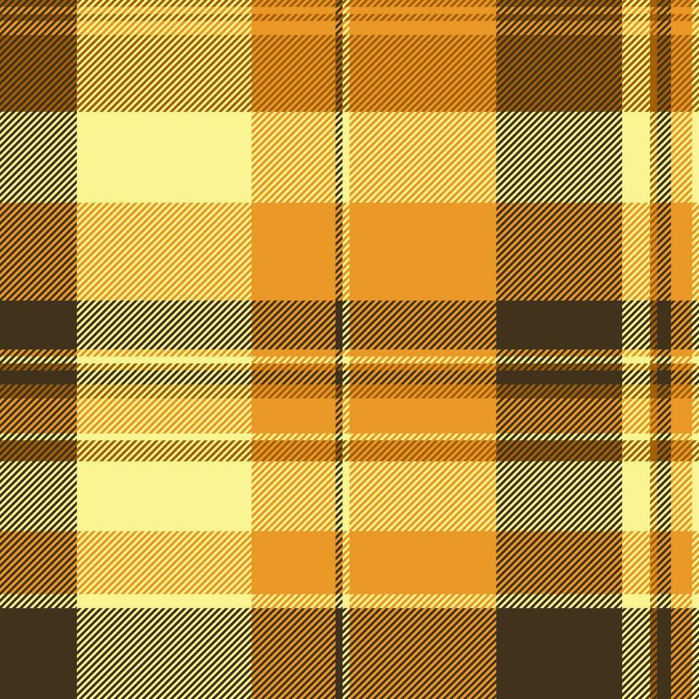 Texture tartan background of check textile fabric with a seamless plaid vector pattern.