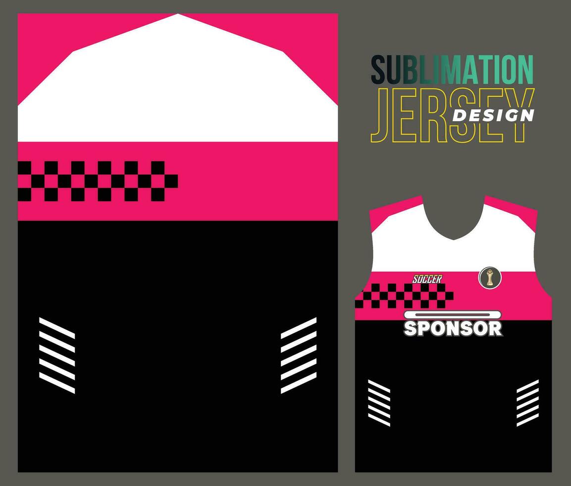 vector jersey Deportes diseño para carreras ciclismo fútbol americano juego de azar motocross