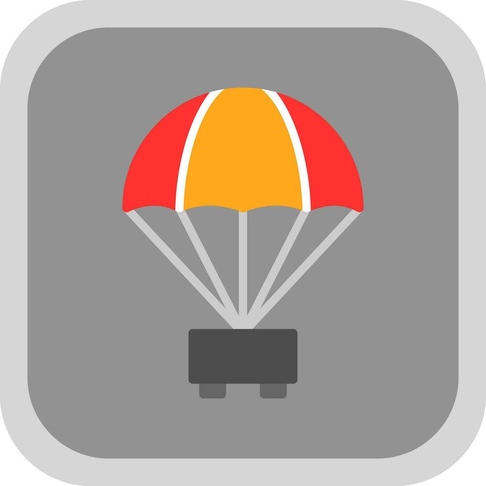 diseño de icono de vector de paracaídas