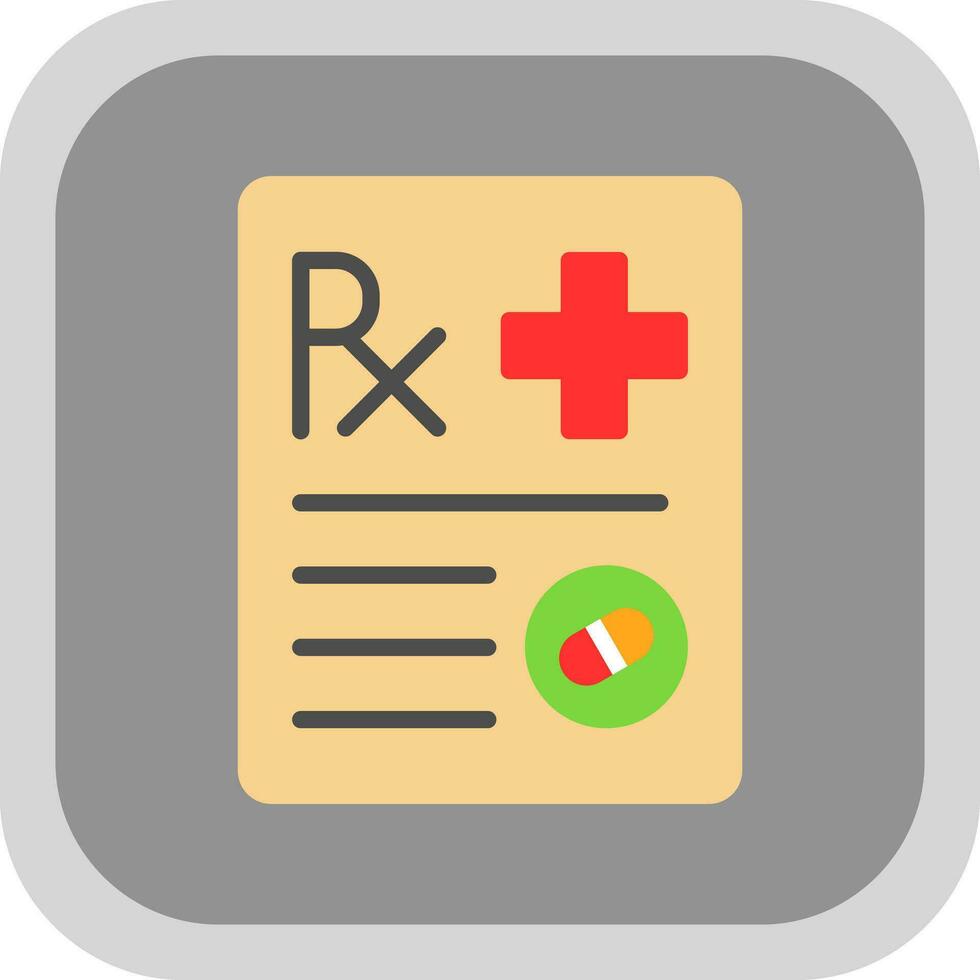 Prescription Vector Icon Design