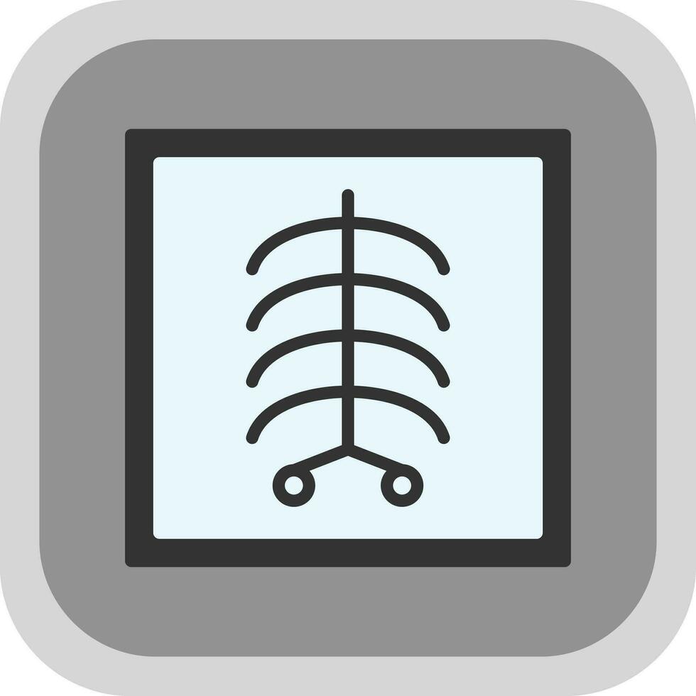 diseño de icono de vector de rayos x