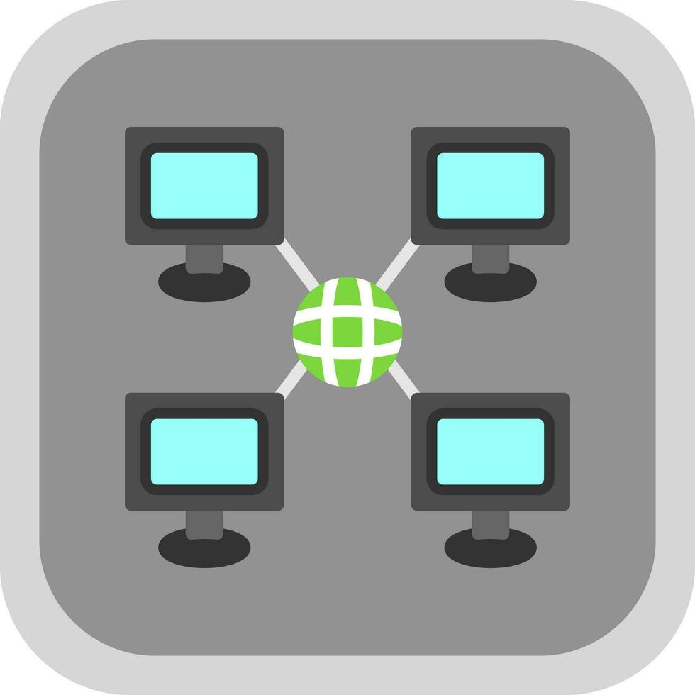 Local network Vector Icon Design