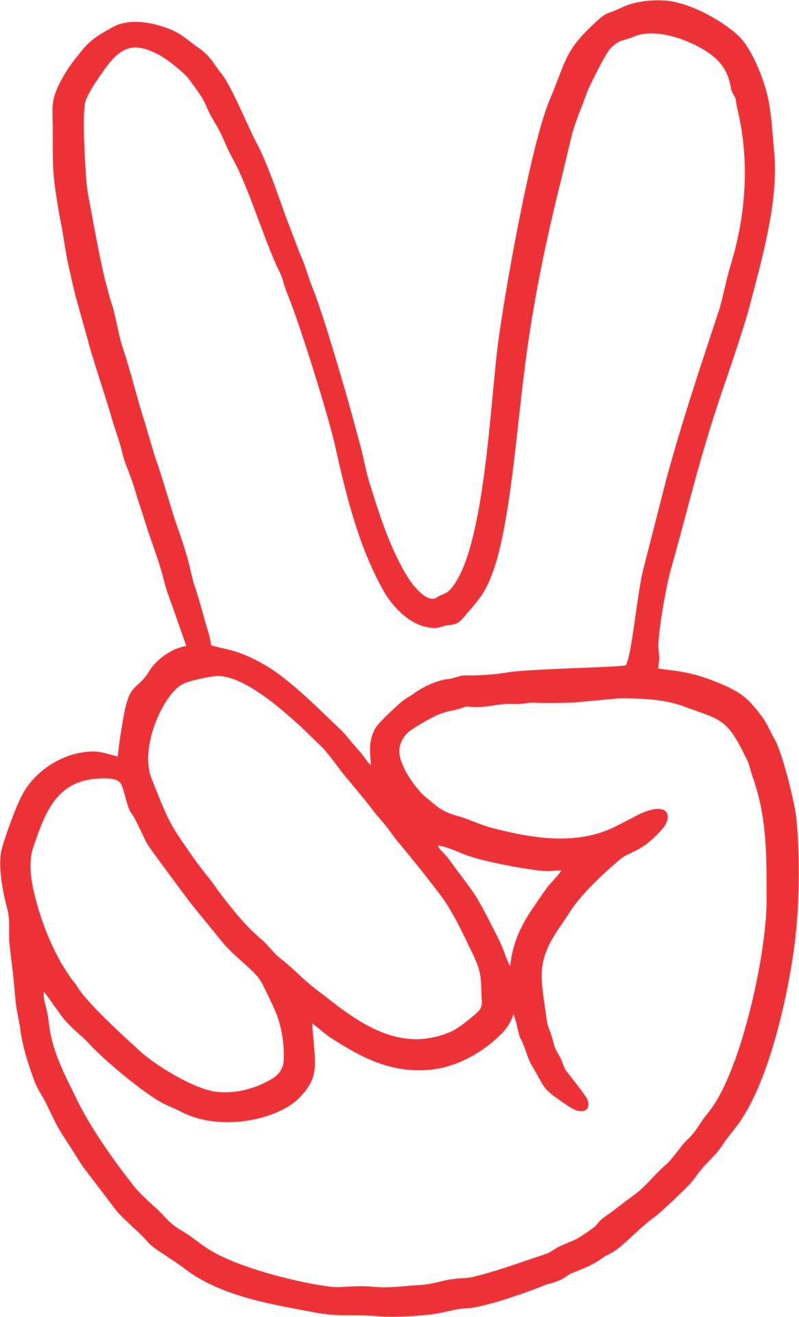 Hand gesture two finger PNG 28838239 PNG