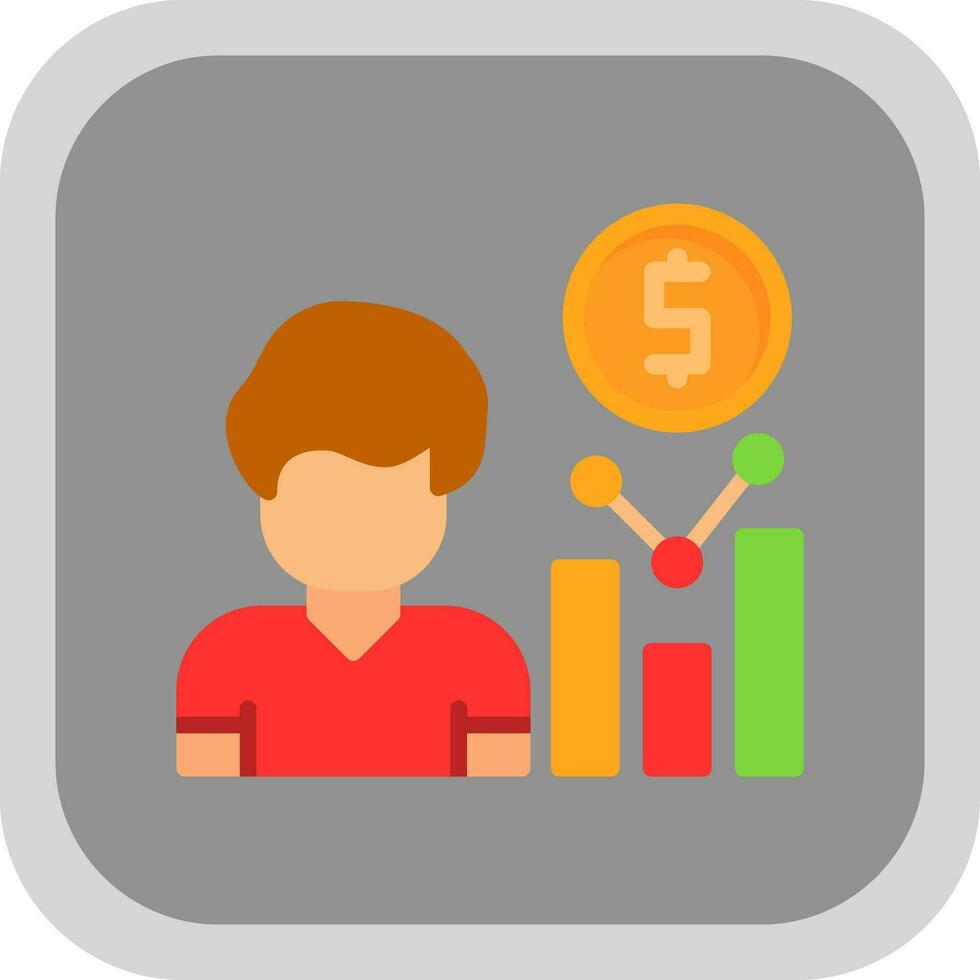 Trader Vector Icon Design