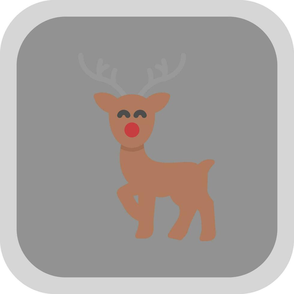 Reindeer Vector Icon Design