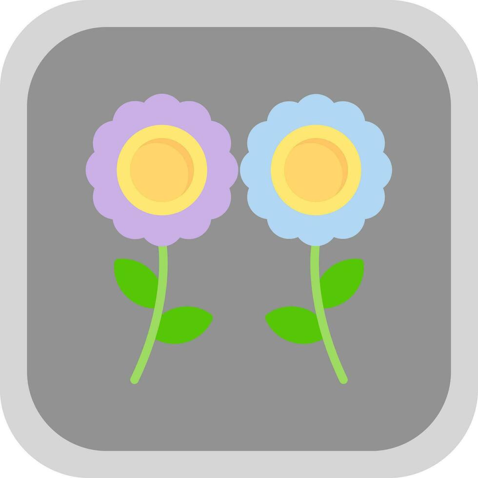 diseño de icono de vector de flor