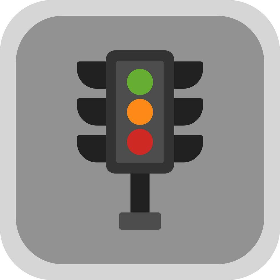 Traffic light Vector Icon Design