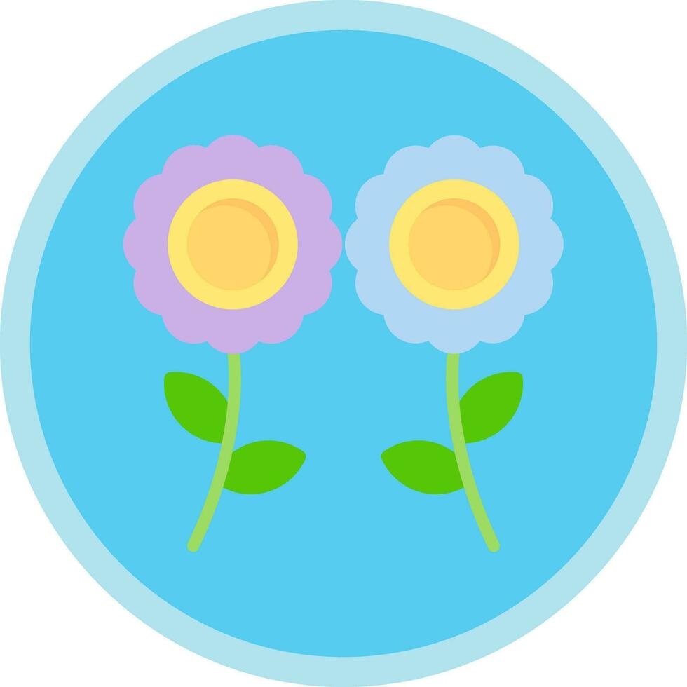 diseño de icono de vector de flor