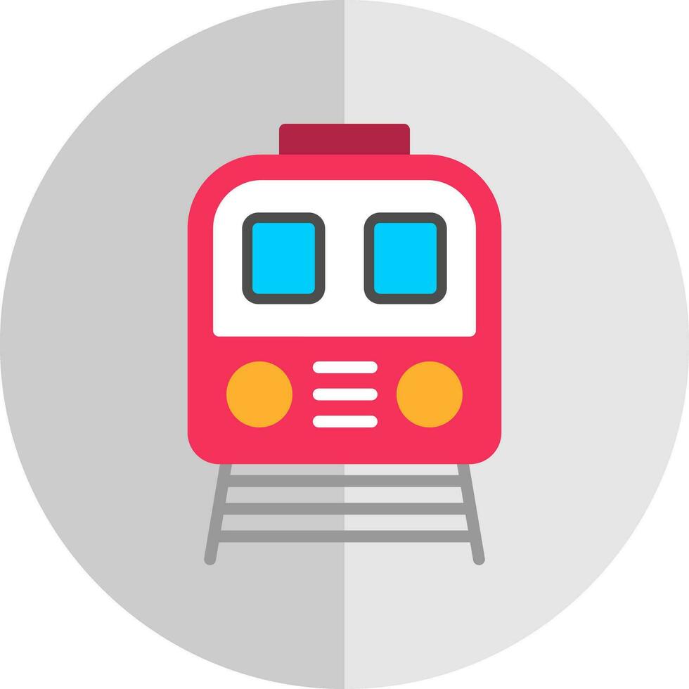 Tram Vector Icon Design
