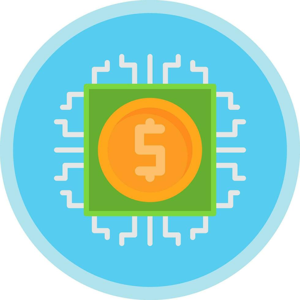 Digital currency Vector Icon Design