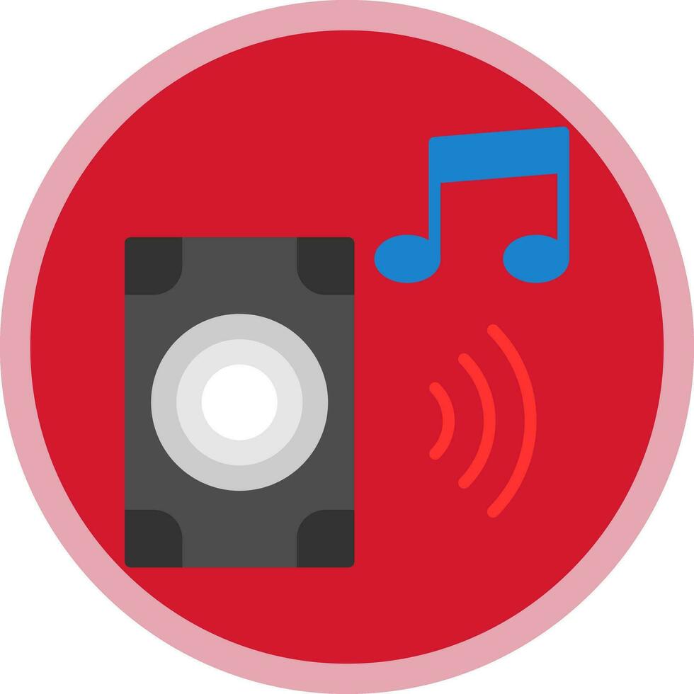 Music system Vector Icon Design