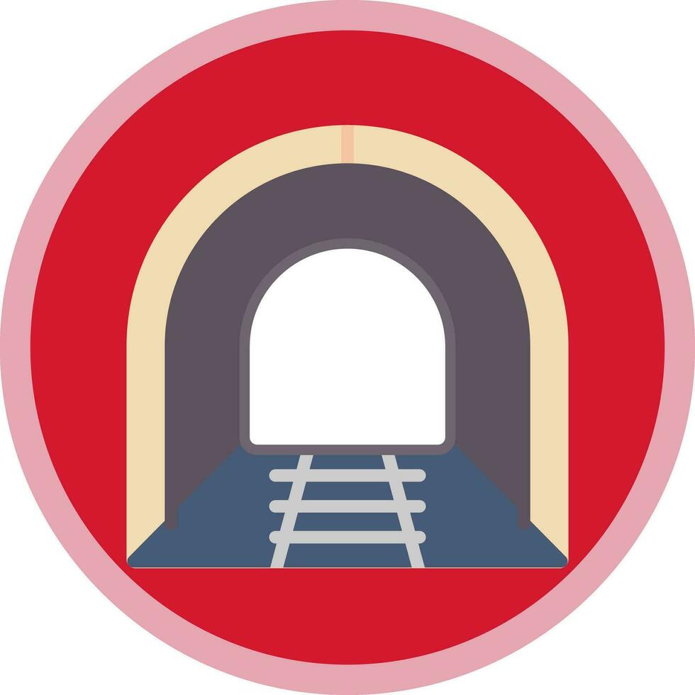 diseño de icono de vector de túnel