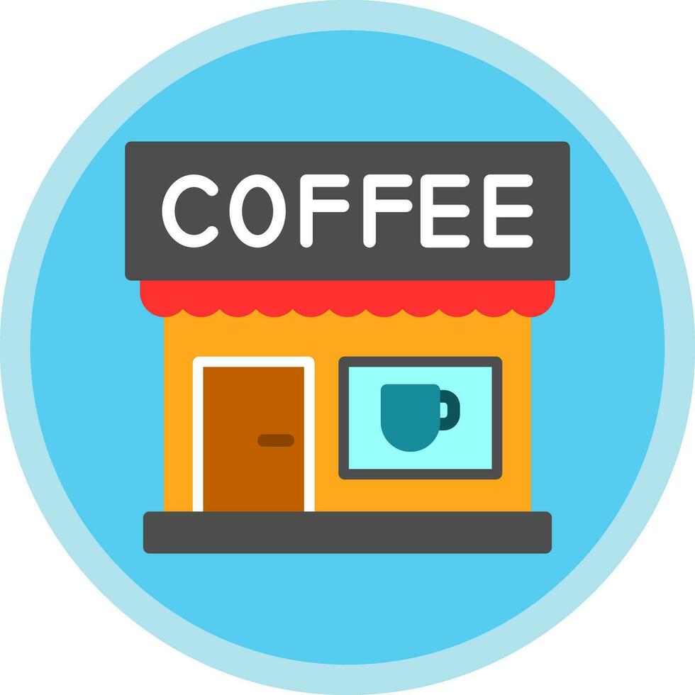 Coffee Shop Vector Icon Design