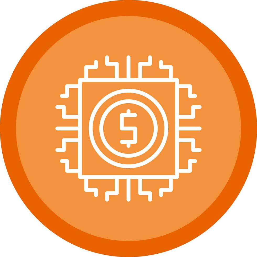 Digital currency Vector Icon Design