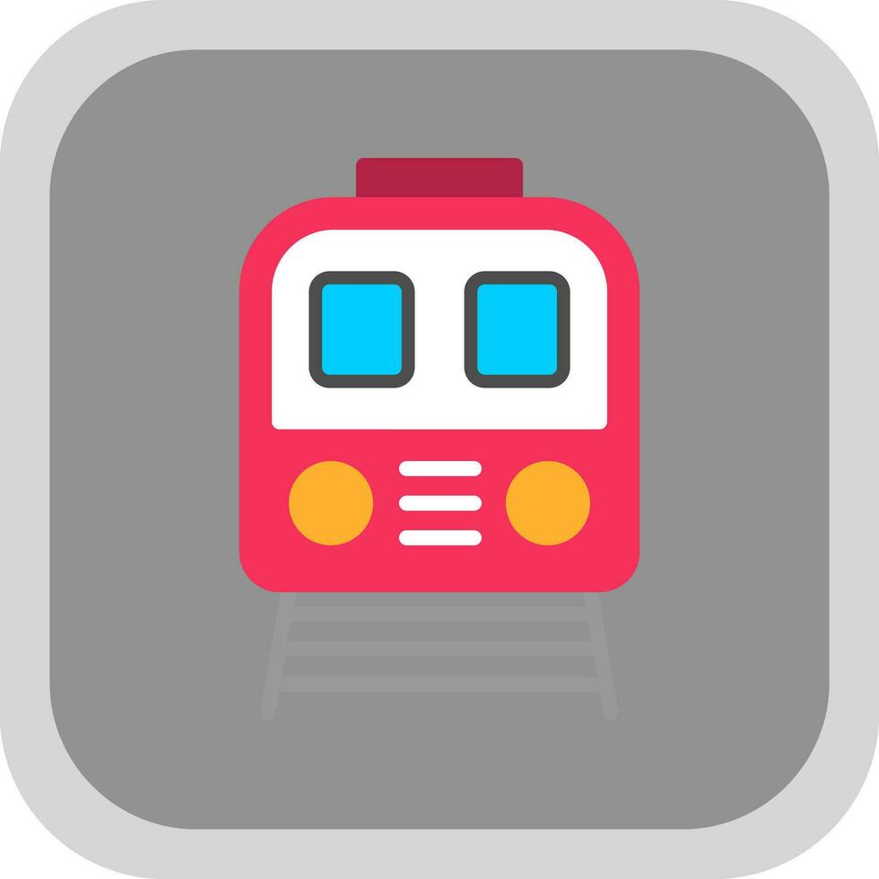 Tram Vector Icon Design