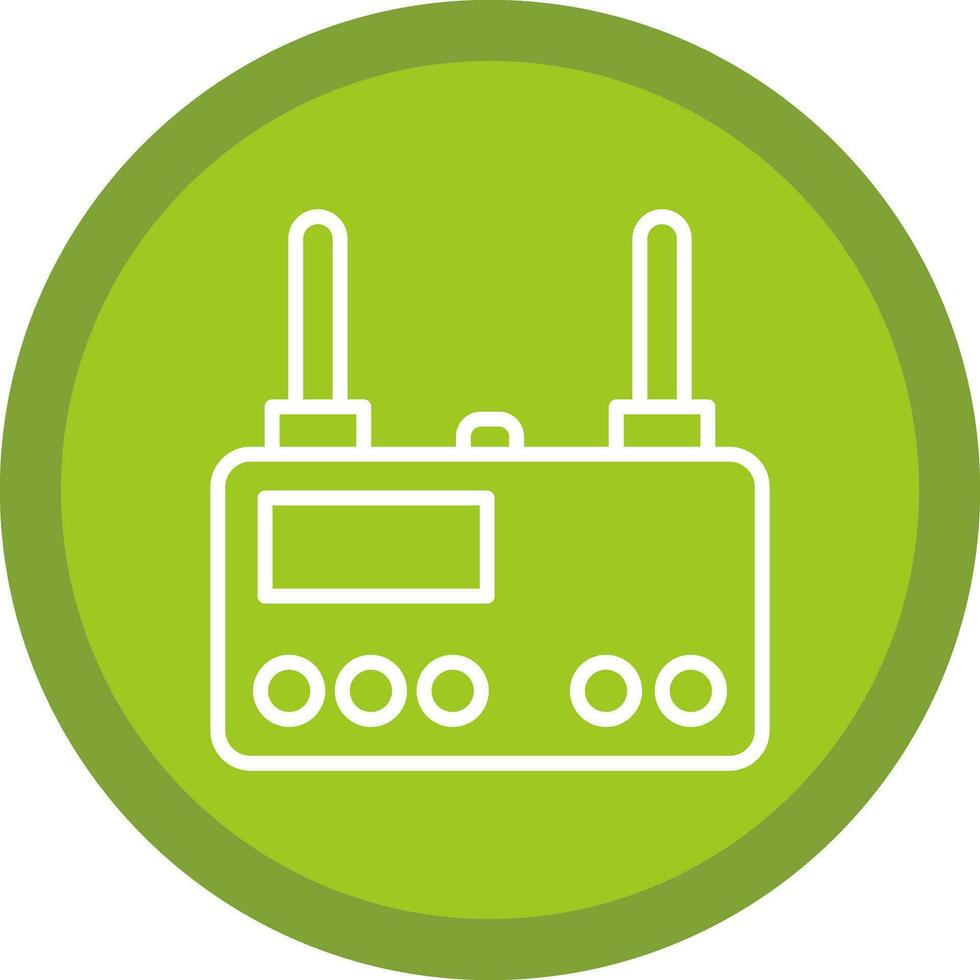 Wireless router Vector Icon Design