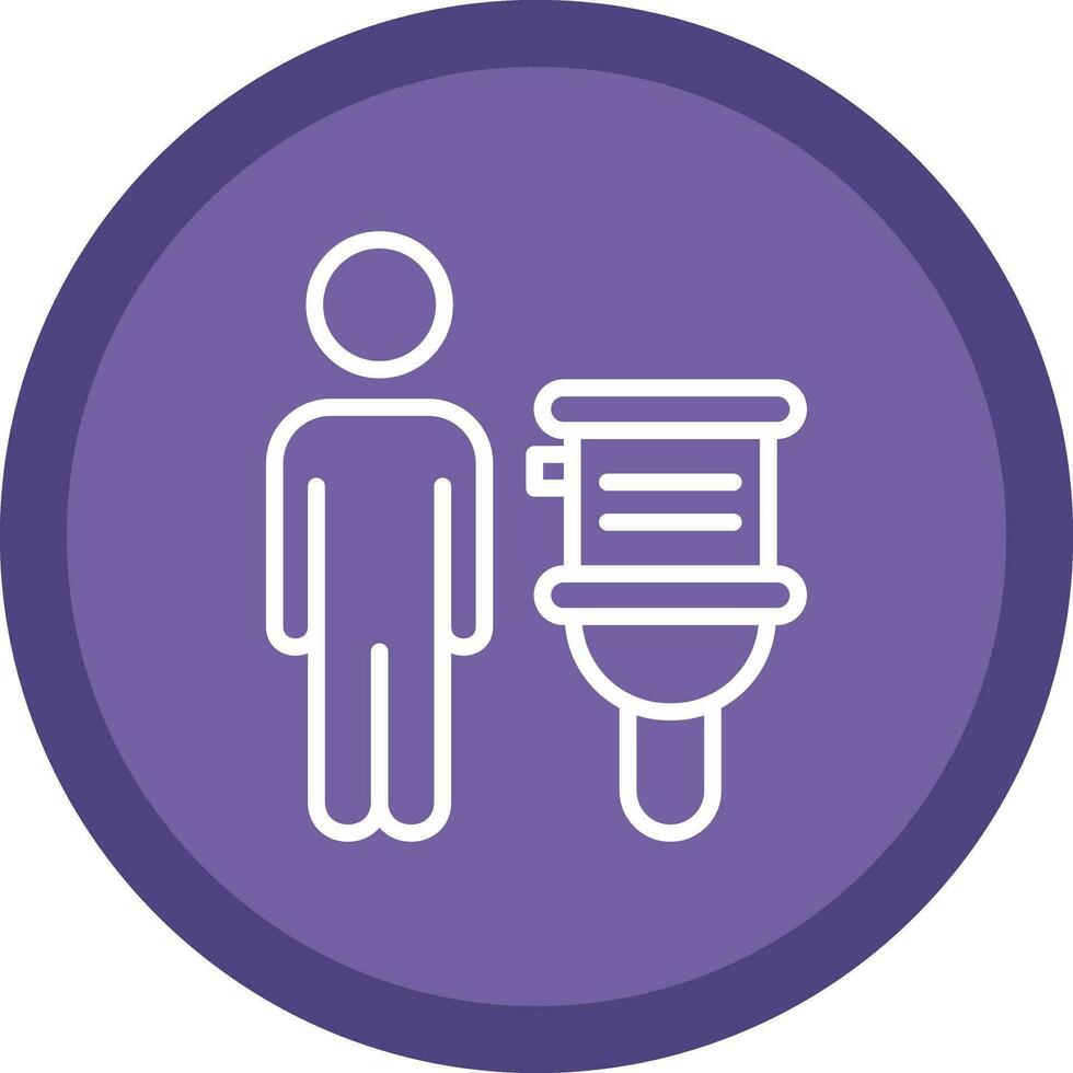 Restroom Vector Icon Design