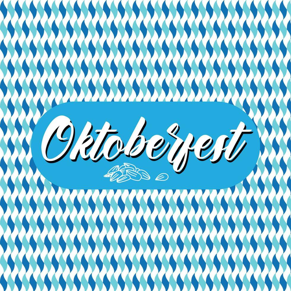 Oktoberfest sin costura modelo con plano diseño. eb vector