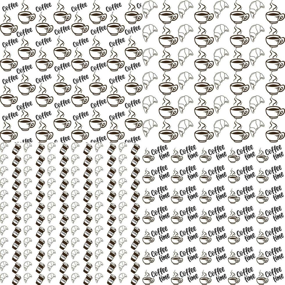 Oktoberfest seamless pattern with flat design.Web vector