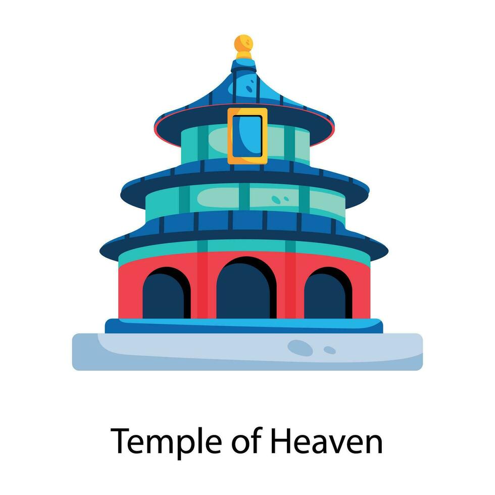 templo del Cielo vector