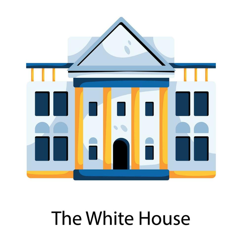 The White House vector