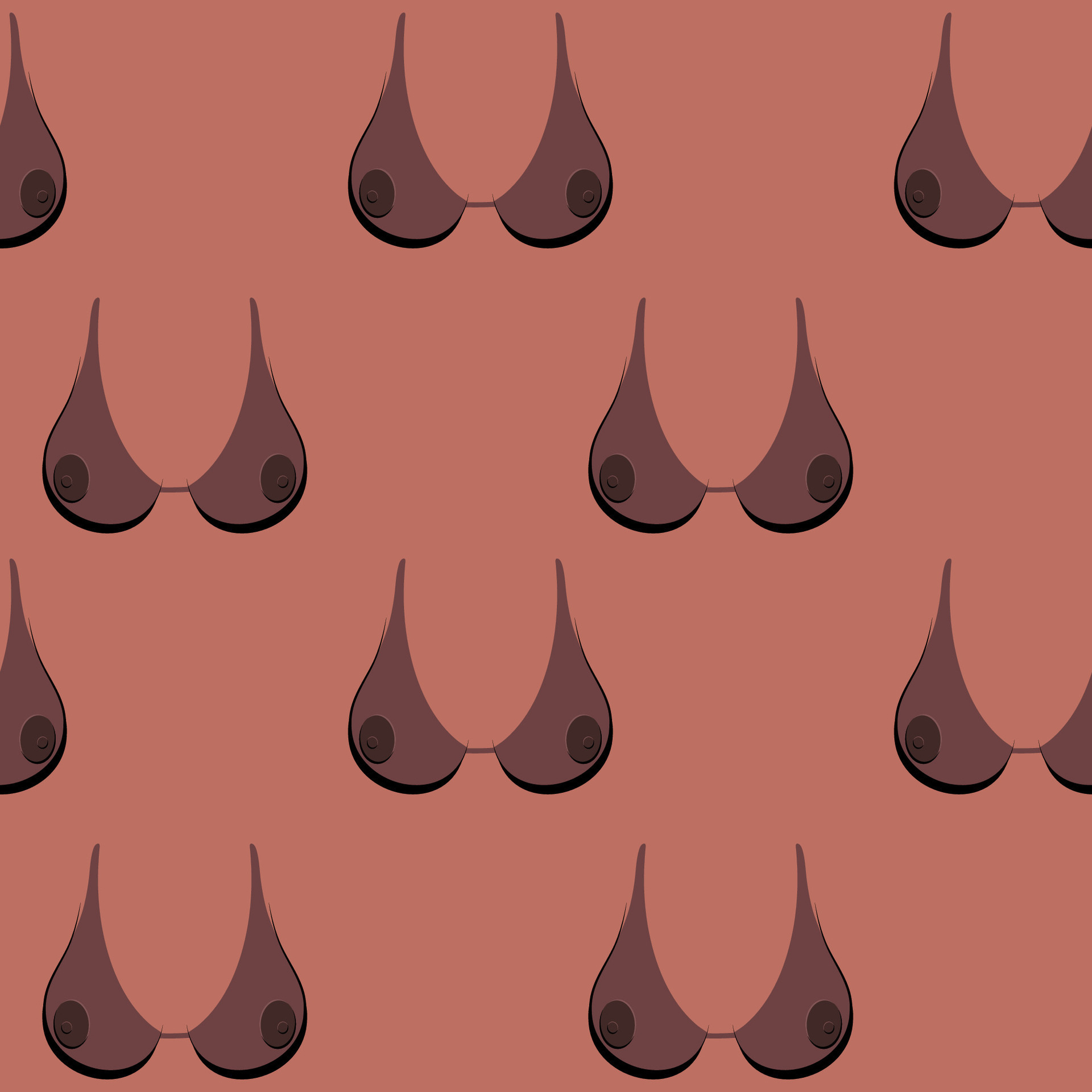 Seamless pattern of female beautiful boobs black skin colour, tan colour,  female body, 28840521 Vector Art at Vecteezy