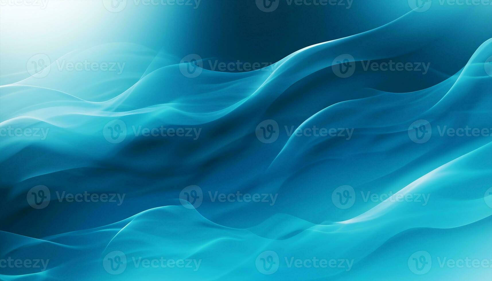 Abstract blue water waves background with liquid fluid texture AI Generated photo
