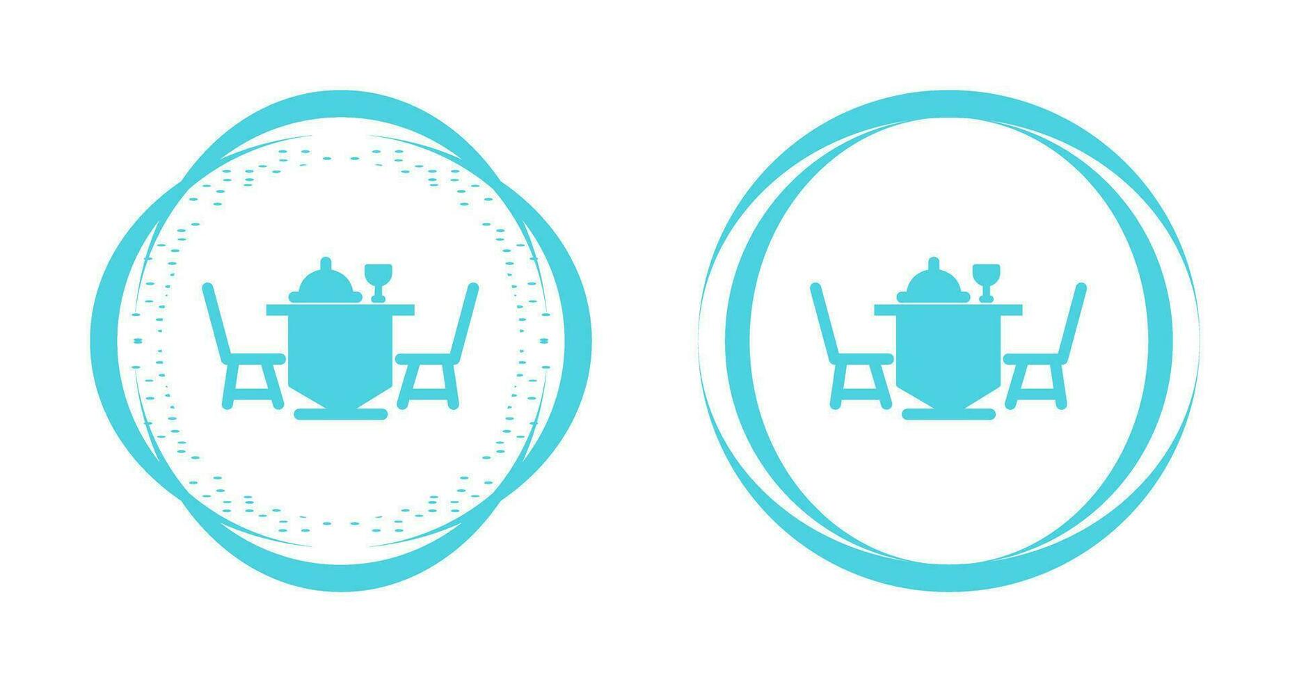 Dinner Table Vector Icon